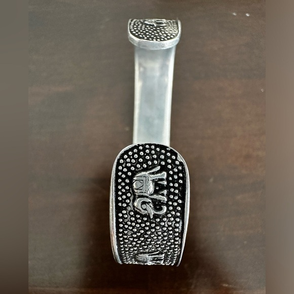 Silver bracelet, happy elephants. - Picture 6 of 13